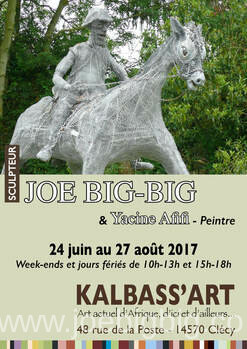 Cavalier. Exposition de Sculpture monumentale de Joe Big-Big et Kalbass'Art