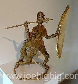 Exposition de sculpture au Niger.