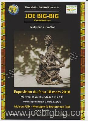 Exposition de sculpture contemporaine de  Joe Big-Big.